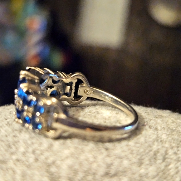 Sapphire .925 ring - Picture 3 of 3